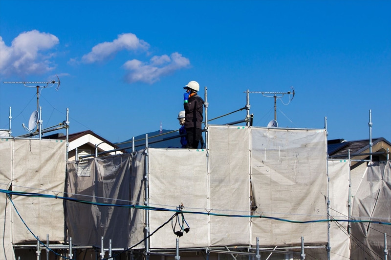 大阪市の確かな技術を持つ足場工事会社として工事を行います 